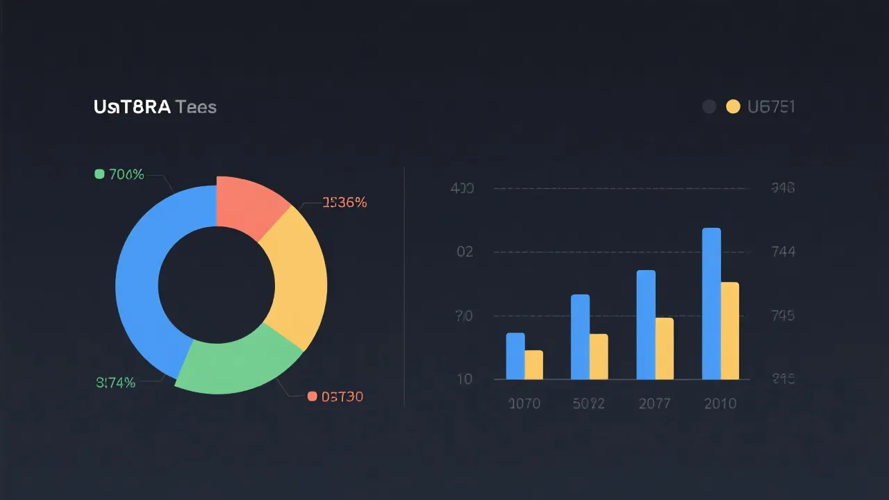 数据看板与图表界面示意